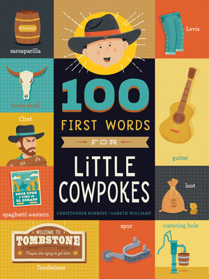 cover image of 100 First Words for Little Cowpokes